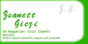 zsanett giczi business card